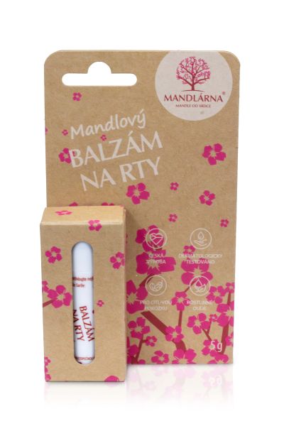 Mandlový balzám na rty