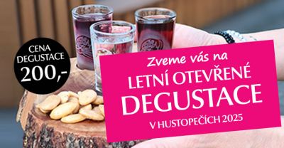 Letní otevřené degustace