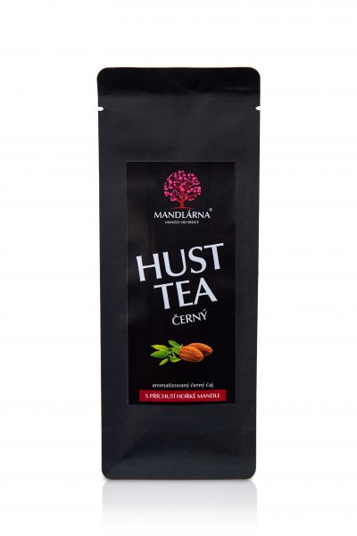 HUSTtea - černý čaj s mandlovou příchutí