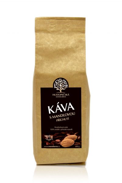 Káva s mandlovou příchutí - zrnková 250g