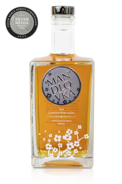 Mandlovka z akátového sudu 2024 v dárkové krabičce